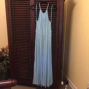 Gap Sleeveless Maxi dress with tie belt
